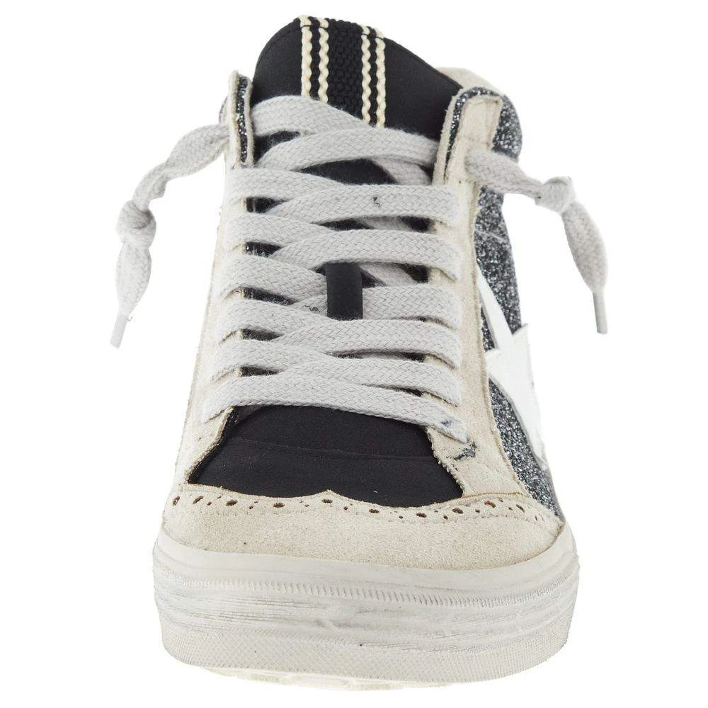Shu Shop Ladies Black Silver Paulina High Top Casual Shoe 4 Shu Shop Ladies Black Silver Paulina High Top Casual Shoe - Image 2