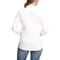 Ariat Kirby White Stretch Button Down -HORSE TACK Store 10022065 1