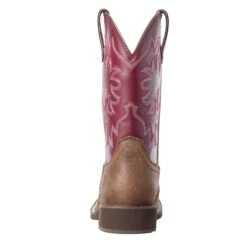 Ariat Women's Java/Burgundy Delilah Western Square Toe 9 Ariat Women's Java/Burgundy Delilah Western Square Toe -HORSE TACK Store 10031593 31