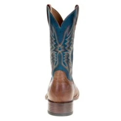Ariat Men's Valor Ultra Dark Tan 11in. Rocky Blue Square Toe Boots -HORSE TACK Store 10034080 3