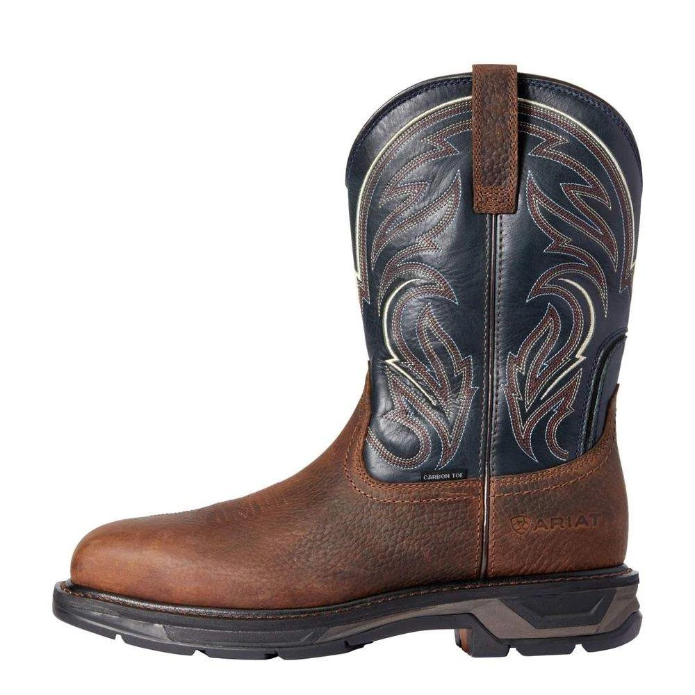 Ariat MEN`S WORKHOG XT COTTONWOOD BROWN OILED 11` MIDNIGHT BLUE TOP 4 Ariat MEN`S WORKHOG XT COTTONWOOD BROWN OILED 11` MIDNIGHT BLUE TOP - Image 2