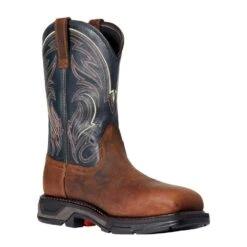 Ariat MEN`S WORKHOG XT COTTONWOOD BROWN OILED 11` MIDNIGHT BLUE TOP 10 Ariat MEN`S WORKHOG XT COTTONWOOD BROWN OILED 11` MIDNIGHT BLUE TOP -HORSE TACK Store 10038317 3
