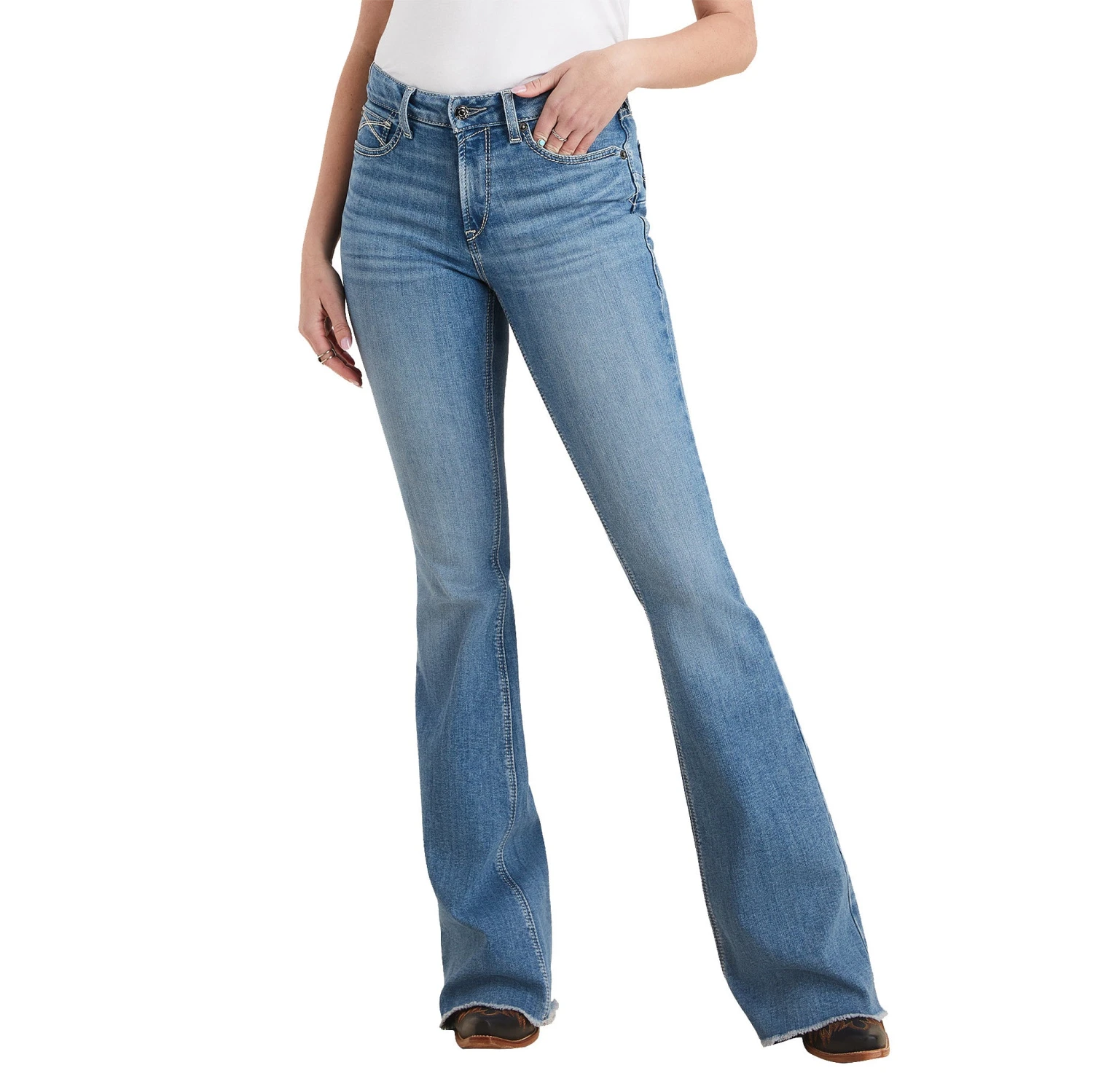 Ariat Women's REAL Annie Flare Jean 4 Ariat Women's REAL Annie Flare Jean - Image 2