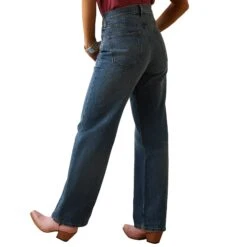 Ariat Women's Ultra High Rise Tomboy Wide Jean Moana 9 Ariat Women's Ultra High Rise Tomboy Wide Jean Moana -HORSE TACK Store 10045189 04