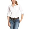 Ariat Kirby White Stretch Button Down