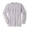Rasco FR Heather Gray Utility Henley 1 Rasco FR Heather Gray Utility Henley -HORSE TACK Store 102120 default l
