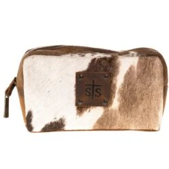 STS Ranch Wear Classic Cowhide Bebe Cosmetic Bag