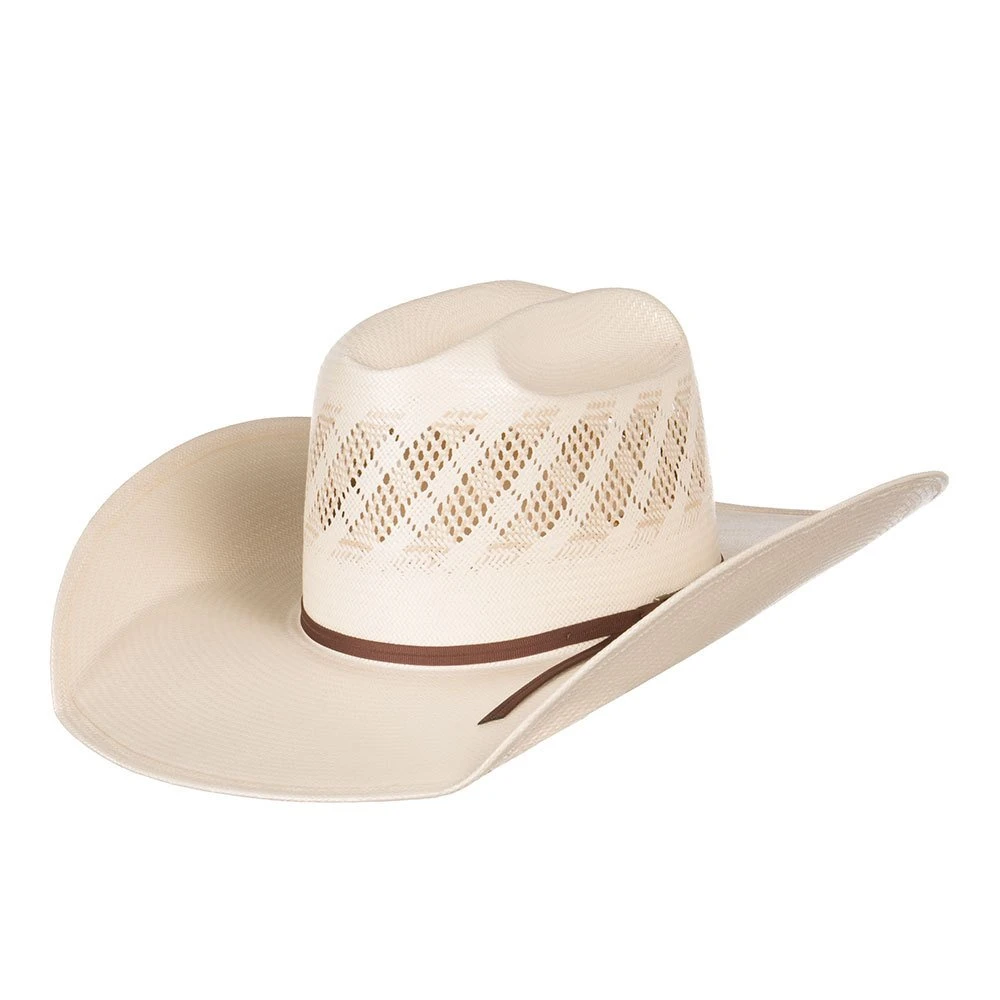 American Hats Wide Vent Ivory Tan 4 1/4in. Brim Open Crown 3 American Hats Wide Vent Ivory Tan 4 1/4in. Brim Open Crown