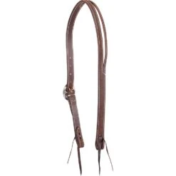Martin Saddlery Roughout Ranahan Chocolate Split Ear Headstall