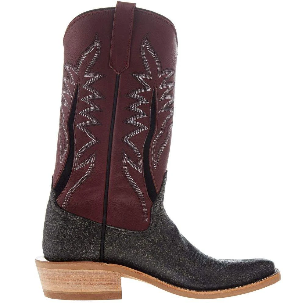 Rios Of Mercedes Men's Grey Cape Buffalo 13in Oxblood Waxy Kansas Top KS Toe Boot 7 Rios Of Mercedes Men's Grey Cape Buffalo 13in Oxblood Waxy Kansas Top KS Toe Boot - Image 5