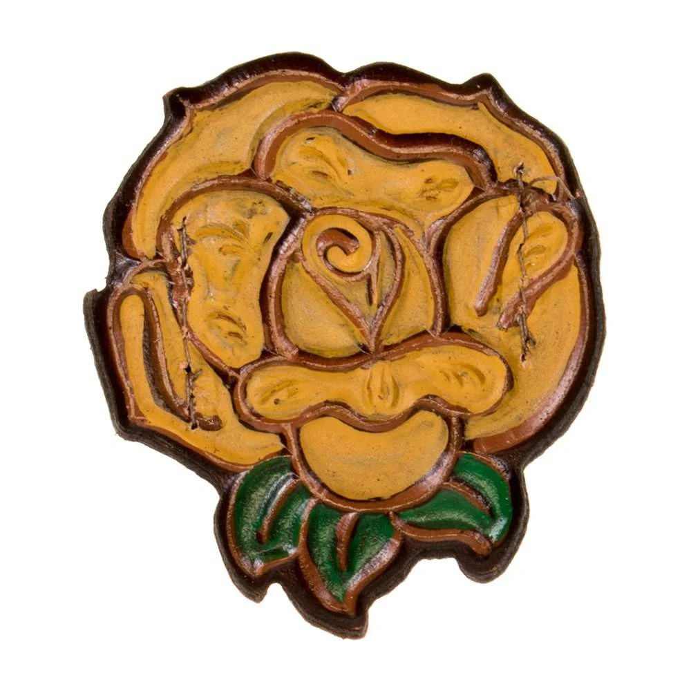 Double J Yellow Rose Hat Brooch 3 Double J Yellow Rose Hat Brooch