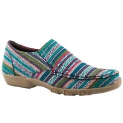 Roper Footwear Women's Multi Color Textile Southwestern Casual Shoe