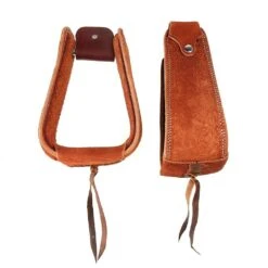 Chestnut Overshoe Roughout Covered Stirrups -HORSE TACK Store 1210002 9