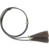 M&F Black Leather Stampede String Hat Band