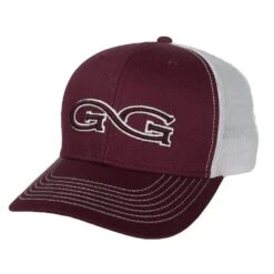 GameGuard Maroon W/White Mesh Back Cap