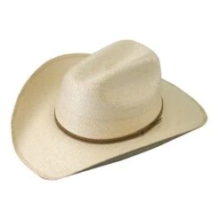 Atwood Hats Kid's 4X Palm Leaf Straw Cowboy Hat