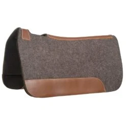 Mustang Contoured Pressed Wool Pad W/PVC Bottom