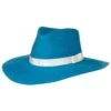 Women's M+F Turquoise With White Band Fashion Hat -HORSE TACK Store 131480 default l