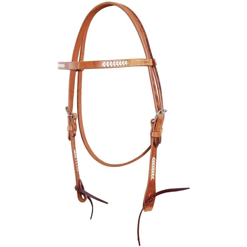 Oxbow Tack Nevada Woven Rawhide Browband Headstall 3 Oxbow Tack Nevada Woven Rawhide Browband Headstall