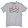 Cinch Men's Heathered Gray Graphic T-Shirt