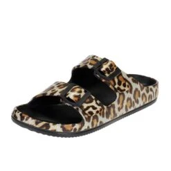 Corkys Footwear Womens Hey Girl Waterslide Leopard Slide