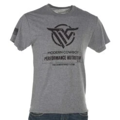 Modern Cowboy Gray Nutrition T-Shirt