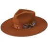 Stetson Hats Cognac Midtown 2 3/4in. Bound Edge Brim Fashion Hat -HORSE TACK Store 140317 default l