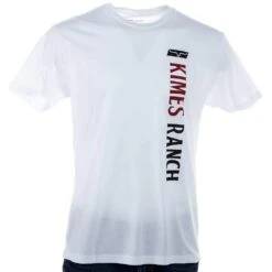 Kimes Ranch Men's Vertical Lock Up White Tee