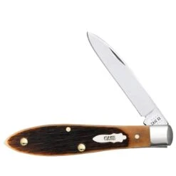 CASE XX Sawcut Jig Amber Bone - Tear Drop CA17895