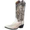 Circle G Womens Circle G Natural Black Python Boot -HORSE TACK Store 142364 default l