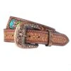 Rafter T Ranch Company Ladies Beaded Inlay W/Floral Tooling Belt -HORSE TACK Store 143266 default l