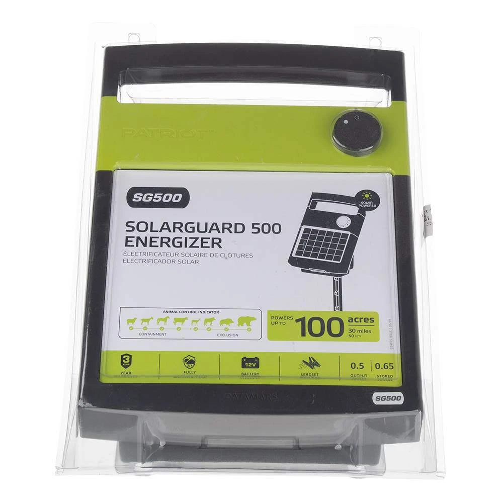 Patriot Fencing SOLARGUARD 500 Fence Energizer (12V) 3 Patriot Fencing SOLARGUARD 500 Fence Energizer (12V)
