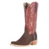 R Watson Boots Men's R Watson Mocha Sueded Gator 13in. Indian Orange Boots -HORSE TACK Store 144453 default l