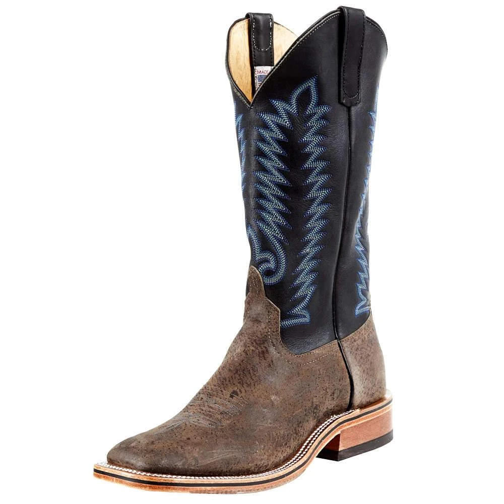 Anderson Bean Men's Ride Ready Natural Boar 13in. Black Mad Dog Goat Top Boot 3 Anderson Bean Men's Ride Ready Natural Boar 13in. Black Mad Dog Goat Top Boot