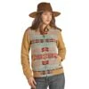 Women's Powder River Aztec Wool Bomber Coat -HORSE TACK Store 147398 default l
