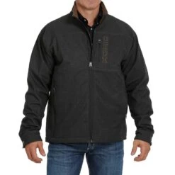Cinch Men's Black Printed Conceal Carry Zip Up