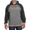 Cinch Men's Heather Gray Logo Hooded Sweatshirt -HORSE TACK Store 147516 default l