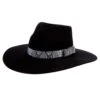M&F Girls Pinch Front Black Fashion Hat 3 1/2` Brim 2 M&F Girls Pinch Front Black Fashion Hat 3 1/2` Brim -HORSE TACK Store 148587 default l