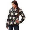 Women's Roper Aztec Print Polar Fleece Pullover -HORSE TACK Store 148645 default l
