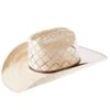 American Hats AHC 5050 Rancher Drilex 4 1/4in. Brim 2 Cord Chocolate Band Straw Cowboy Hat -HORSE TACK Store 149025 default l