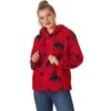 Wrangler Women's Western Print Red Sherpa Hoodie -HORSE TACK Store 149146 default l