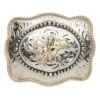 And West Hand-Finished Bull Rider With Inside Beaded Border Buckle -HORSE TACK Store 149490 default l