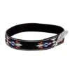 Rodeo King Black Woven Hat Band With Silver Feather Concho -HORSE TACK Store 150981 default l