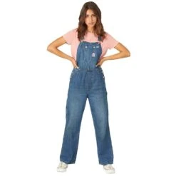 Wrangler Modern Women'sCasey Jones Straight Leg Bib Overalls