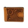 Nocona Basketweave And Sunflower Tooling Money Clip Wallet 2 Nocona Basketweave And Sunflower Tooling Money Clip Wallet -HORSE TACK Store 152125 default l