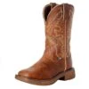 Justin Boots Women's Stampede Rush Tan Waterproof Soft Toe Work Boot -HORSE TACK Store 152745 default l