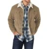 Wrangler Men'sCorduroy Sherpa Lined Jacket