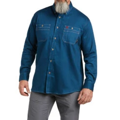 Ariat Men's Flame Resistant Vented Work Shirt
