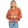 Mud Pie Women's Florence Rust Denim Jacket -HORSE TACK Store 155158 default l