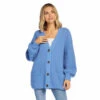 Mud Pie Women's Shelton Blue Cardigan